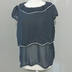 Vintage Polka dot blouse
